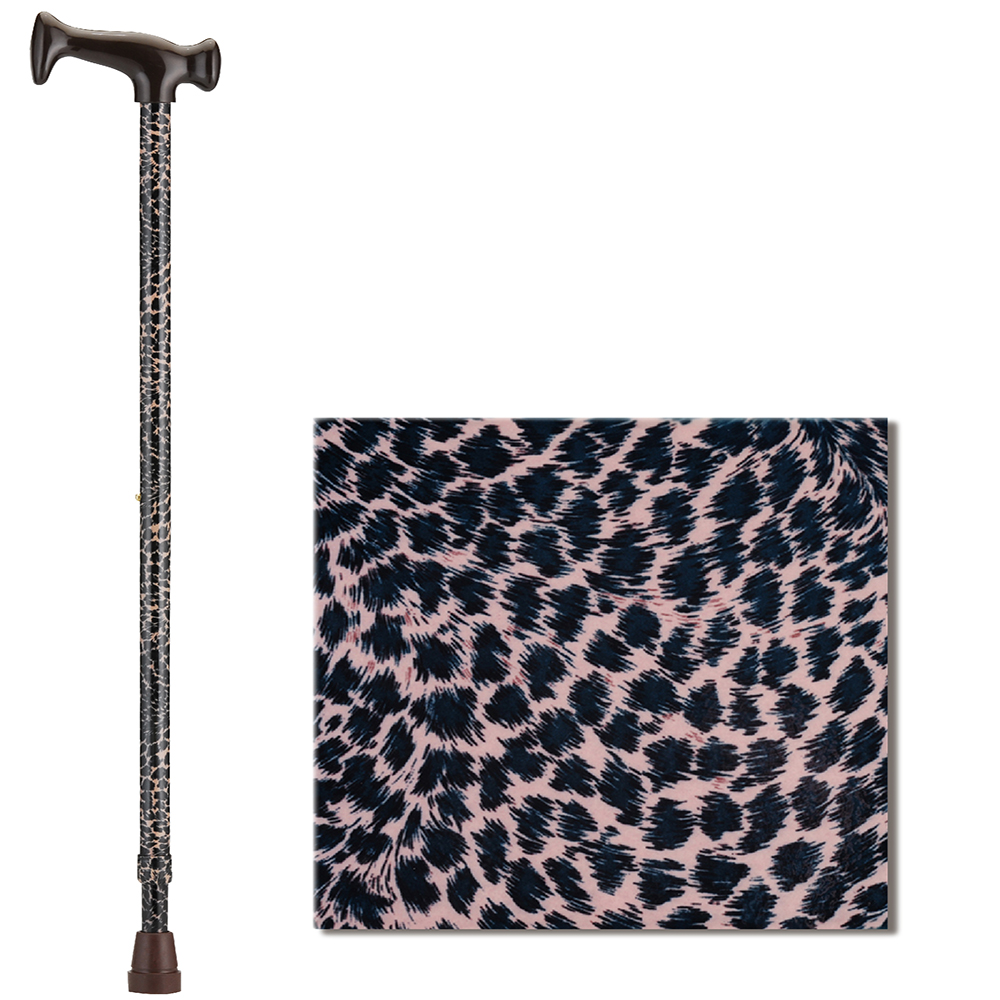 Cane T-Grip Leopard Print with Swatch